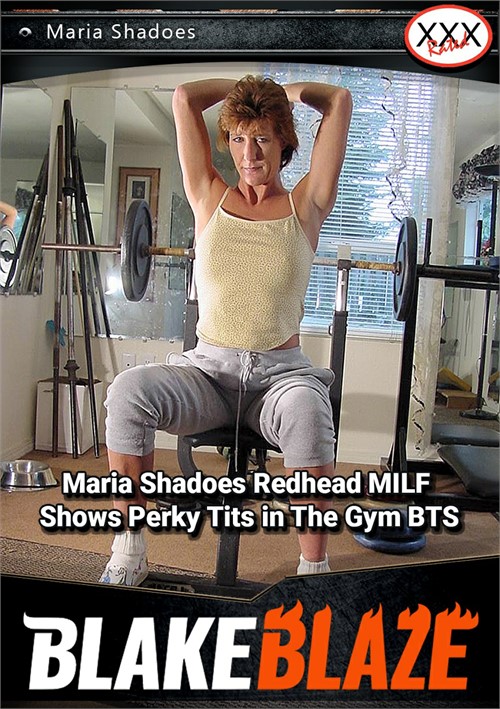 Maria Shadoes Redhead MILF Shows Perky Tits in The Gym BTS