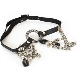Fetish Fantasy O-Ring Gag With Nipple Clamps Fetish Fantasy O-Ring Gag With Nipple Clamps Boxcover
