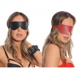 Bizarre Leather: Reversable Blindfold - Red/Black Bizarre Leather: Reversable Blindfold - Red/Black Boxcover