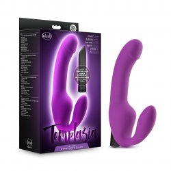 Temptasia: Cyrus Silicone Strapless Strap-On with Vibrating Bullet - Purple Temptasia: Cyrus Silicone Strapless Strap-On with Vibrating Bullet - Purple Boxcover