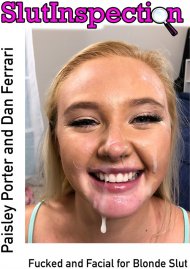 Fucked and Facial for Blonde Slut Boxcover