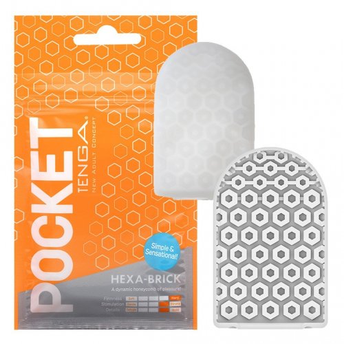 Tenga Pocket Masturbator - Hexa Brick