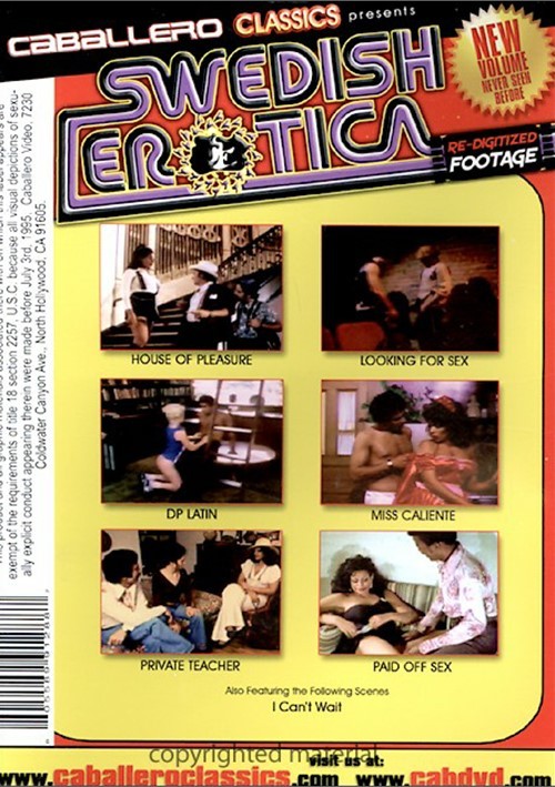 Swedish Erotica Vol 88 Caballero Home Video Adult Dvd Empire