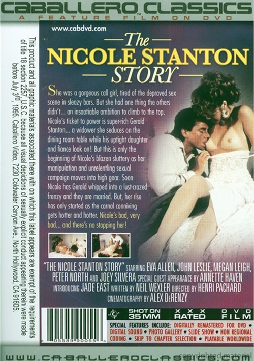 Back cover of The Nicole Stanton Story 1