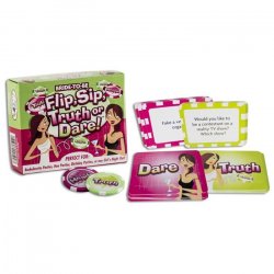 Flip & Sip Truth or Dare Card Game Flip & Sip Truth or Dare Card Game Boxcover