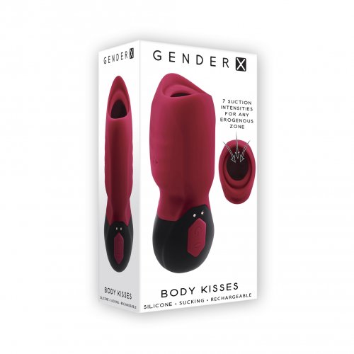 Black Porn Database - Gender X Body Kisses Vibrating Suction Massager - Red/Black | Sex Toys &  Adult Novelties @ Porn Video Database