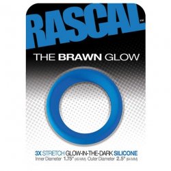 Rascal: The Brawn Cockring - Glow in the Dark - Blue Rascal: The Brawn Cockring - Glow in the Dark - Blue Boxcover