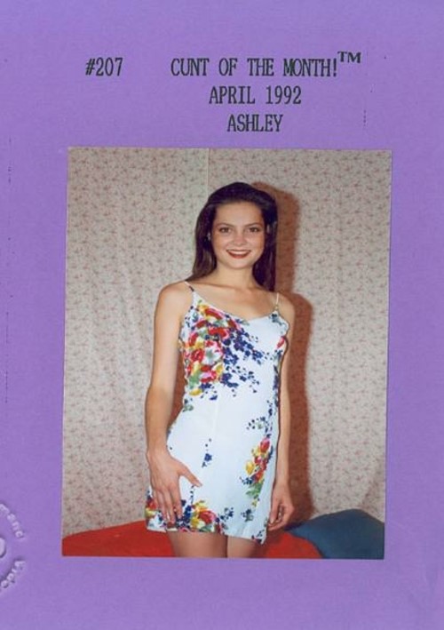 Cunt Of The Month - April 1992 Ashley