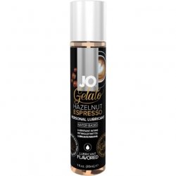 System JO Gelato Flavored Lubricant - Hazelnut Espresso - 1 oz. System JO Gelato Flavored Lubricant - Hazelnut Espresso - 1 oz. Boxcover