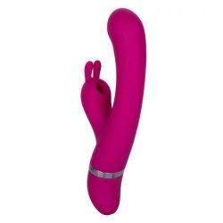 Foreplay Frenzy Bunny Kisser with Suction Rabbit Stimulator - Magenta Boxcover