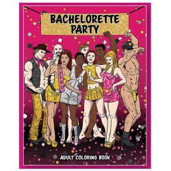 Wood Rocket's Bachelorette Party Coloring Book Wood Rocket's Bachelorette Party Coloring Book Boxcover