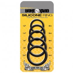 Boneyard Silicone Ring 5 Pcs Kit - Black Boneyard Silicone Ring 5 Pcs Kit - Black Boxcover