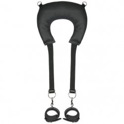 Easy Toys - Pillow & Ankle Cuffs - Leg Position Strap - Black Easy Toys - Pillow & Ankle Cuffs - Leg Position Strap - Black Boxcover