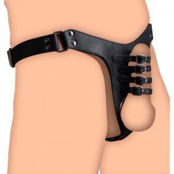 Strict Male Chastity Harness Black - O/S Boxcover
