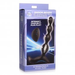 Zeus Vibrating and E-stim Shock Anal Beads with Remote Zeus Vibrating and E-stim Shock Anal Beads with Remote Boxcover