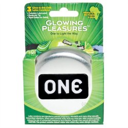 One: Glowing Pleasures Condoms - Box of 3 One: Glowing Pleasures Condoms - Box of 3 Boxcover