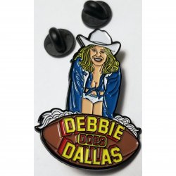 Wood Rocket Debbie Does Dallas Soft Enamel Pin Wood Rocket Debbie Does Dallas Soft Enamel Pin Boxcover