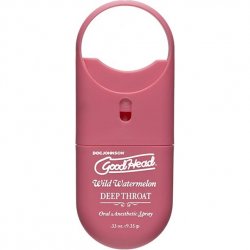 Goodhead Deep Throat To Go Oral Anesthetic Spray - Wild Watermelon - .33 oz. Goodhead Deep Throat To Go Oral Anesthetic Spray - Wild Watermelon - .33 oz. Boxcover