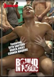 Bound In Public - Horny Men Gang Bang A Bound Muscled Hunk In A Crowded Stairwell Boxcover