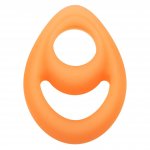 Alpha Glow-In-The-Dark Liquid Silicone Teardrop Ring Sex Toy