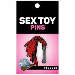 Wood Rocket Soft Enamel Pin - Red Flogger Wood Rocket Soft Enamel Pin - Red Flogger Boxcover