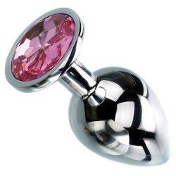 Adam & Eve Pink Gem Anal Plug - Small Adam & Eve Pink Gem Anal Plug - Small Boxcover