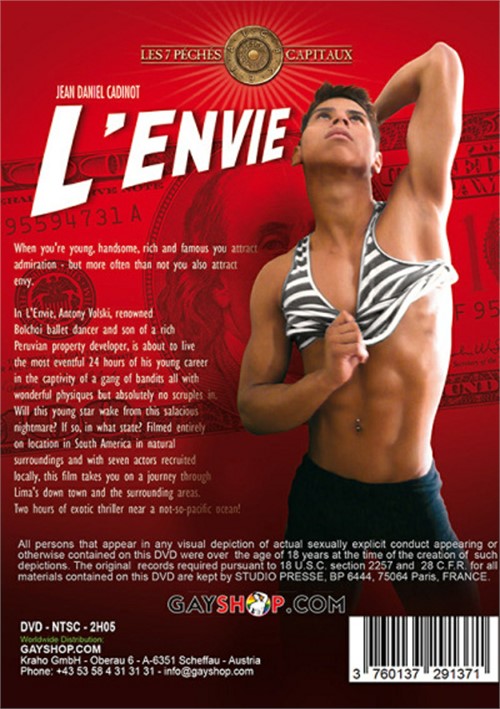 500px x 709px - L'Envie | Cadinot / French Art Gay Porn Movies @ Gay DVD Empire