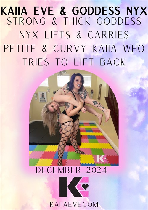 Strong &amp; Thick Goddess Nyx Lifts &amp; Carries Petite &amp; Curvy Kaiia Who Tries To Lift Back