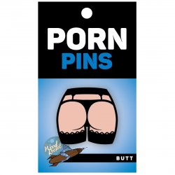 Wood Rocket Soft Enamel Pin - Butt Wood Rocket Soft Enamel Pin - Butt Boxcover