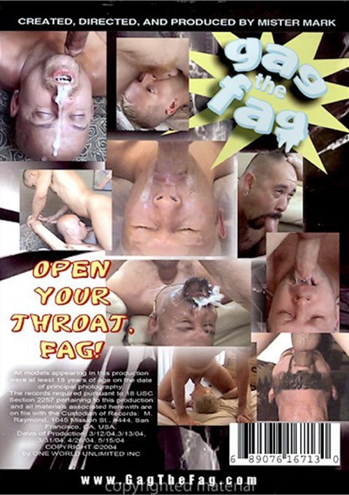 Xxx Porn Geg - Rent Gag The Fag | Bullseye XXX Porn Movie Rental @ Gay DVD Empire