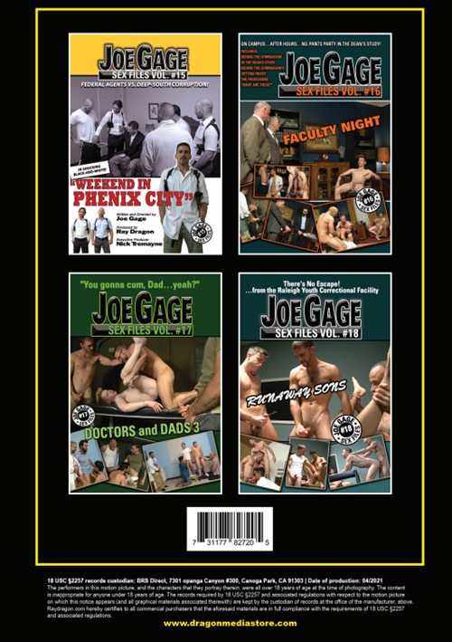 New Sex 16 17 - Joe Gage Sex Files Vol. 15, 16, 17 & 18 | Dragon Media Gay Porn Movies @  Gay DVD Empire