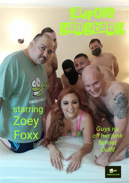 Zoey Foxx Pink Fishnet Gangbang
