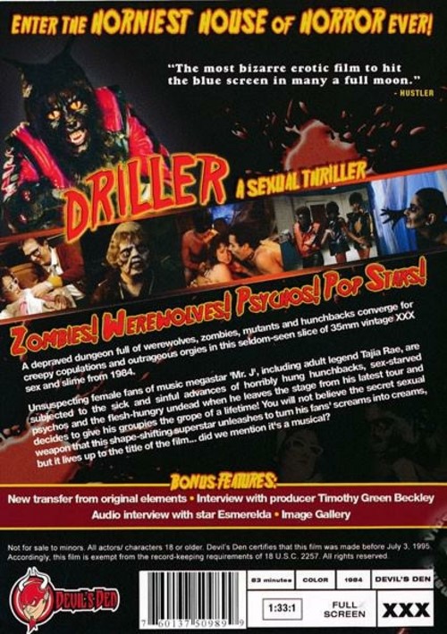 Driller A Sexual Thriller 760137509899 1984 By Music Video Distributors Hotmovies