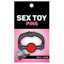 Wood Rocket Soft Enamel Pin - Ball Gag Wood Rocket Soft Enamel Pin - Ball Gag Boxcover
