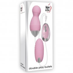 Adam & Eve Double Play Bullets - Pink & Silver Adam & Eve Double Play Bullets - Pink & Silver Boxcover