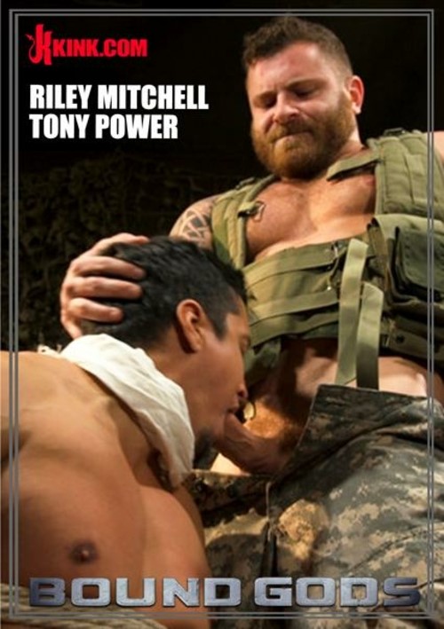 Bound Gods - Hiker Tony Prower Held Captive by Soldier Riley Mitchell Boxcover