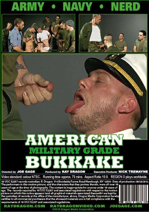 American Military Gay Porn - American Bukkake: Military Grade | Dragon Media Gay Porn ...