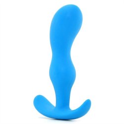 Mood: Naughty 2 Silicone Anal Plug - Large - Blue Sex Toy Mood: Naughty 2 Silicone Anal Plug - Large - Blue Sex Toy