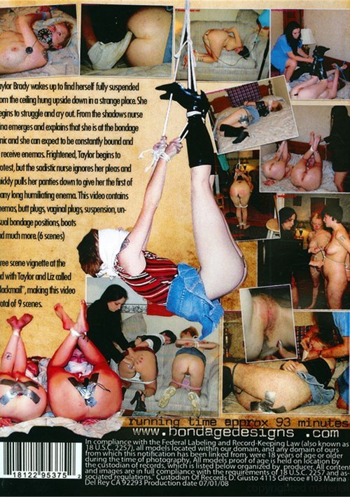 Medical Bound Enema Training Vol 3 2008 Bondagedesigns Adult Dvd Empire 8139