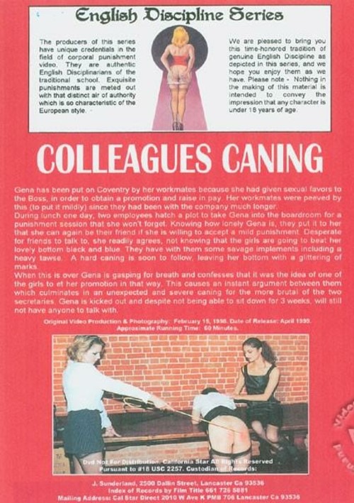 Colleagues Caning 1999 By California Star Productions Hotmovies 