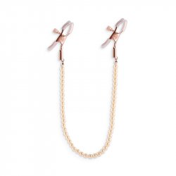 Bound Pearl Chain DC1 Nipple Clamps - Rose Gold Boxcover