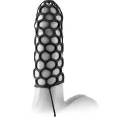Fantasy X-tensions: Warrior Silicone Cock Cage - Black Sex Toy Fantasy X-tensions: Warrior Silicone Cock Cage - Black Sex Toy
