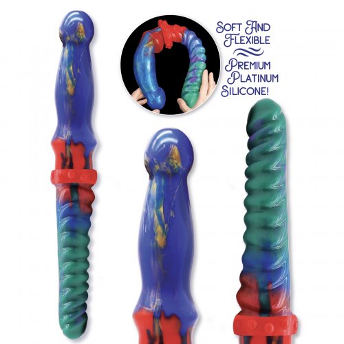 Alien Nation Double Demon Double Ended Silicone Textured Dong