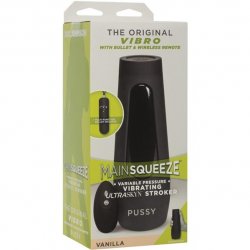 Main Squeeze The Original Vibro Pussy - Vanilla Main Squeeze The Original Vibro Pussy - Vanilla Boxcover