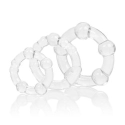 Silicone Island Rings - Clear Sex Toy