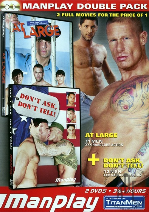 Don Gay Porn - ManPlay Double Pack: At Large & Don't Ask, Don't Tell ...