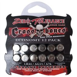 Crossbones - Alkaline LR44 Batteries - 12 pack Sex Toy Crossbones - Alkaline LR44 Batteries - 12 pack Sex Toy