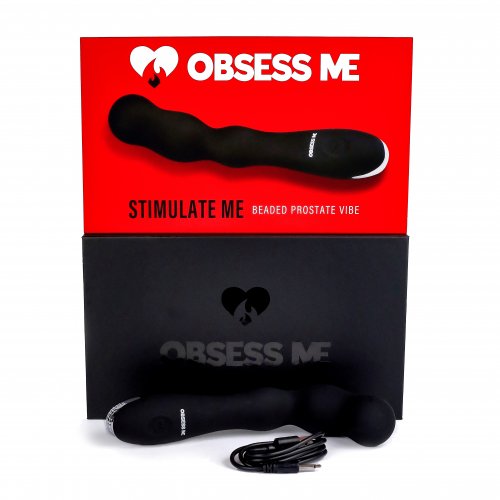 Obsess Me Stimulate Me Beaded Prostate Vibe
