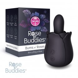Skins Rose Buddies Bums n' Roses Silicone Vibrator Skins Rose Buddies Bums n' Roses Silicone Vibrator Boxcover