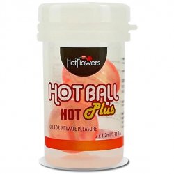Hot Balls Plus - Hot - 2 Lube Balls Hot Balls Plus - Hot - 2 Lube Balls Boxcover